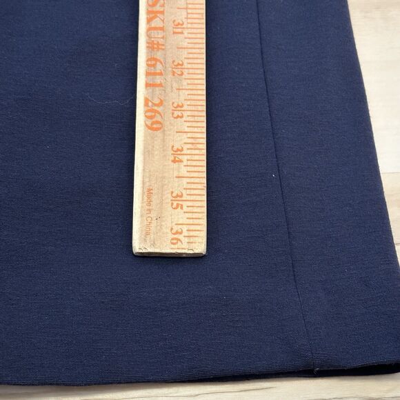 MM LaFleur Women 4 The Rachel Dress V Neck Sleeveless Navy Blue - Picture 10 of 10